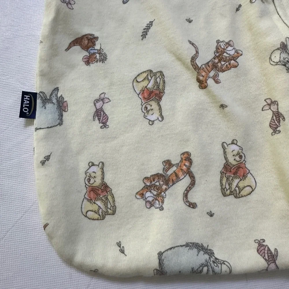 Halo Disney Sleep Sack Swaddle WINNIE THE POOH & FRIENDS Micro Fleece 3-6 Months